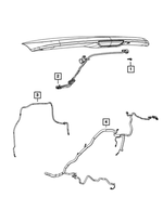 68105183AD - Electrical: High Mounted Stop Lamp Wiring for Mopar Image
