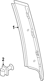 5H4839901B041 - Body: Frame Molding for Volkswagen: Golf R, GTI Image