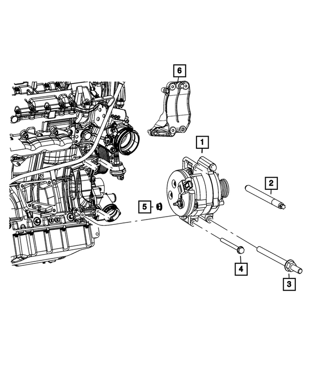 6508819AA - Electrical: Double Ended Stud for Mopar Image