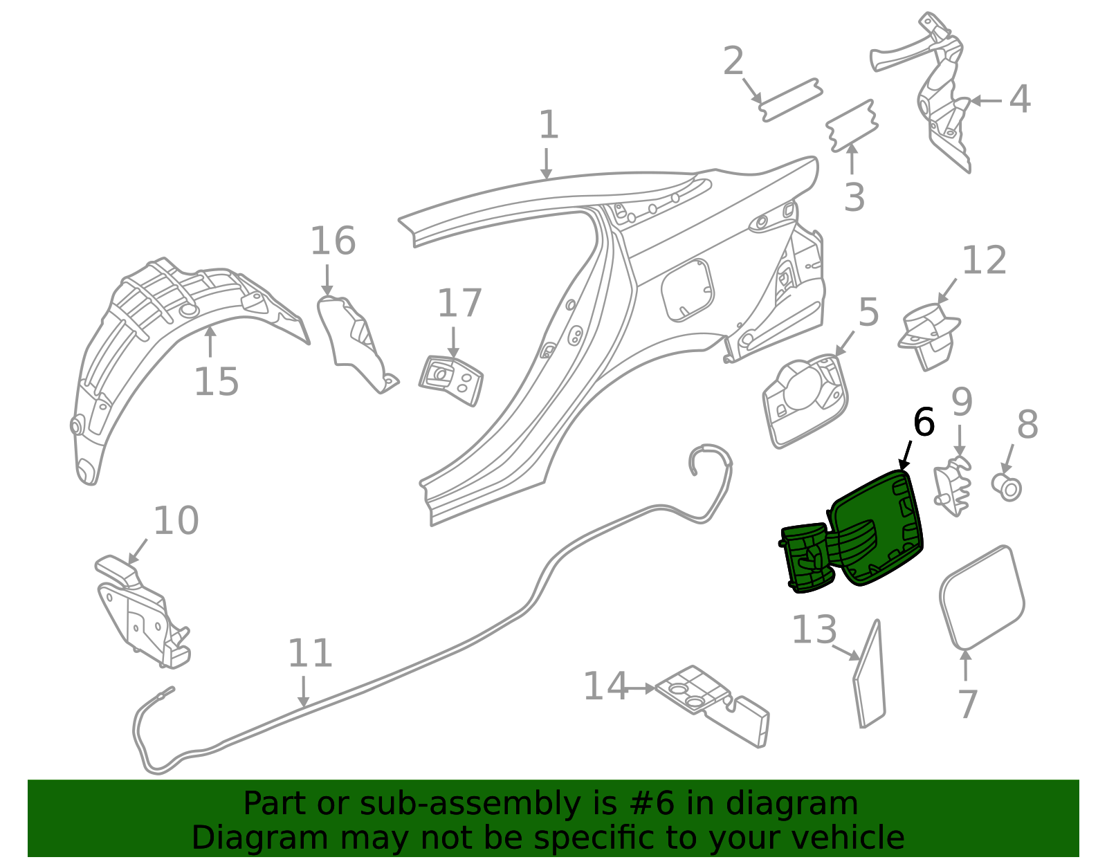 2020-2025 Nissan Versa Hinge 78834-5EF0A | OEM Parts Online