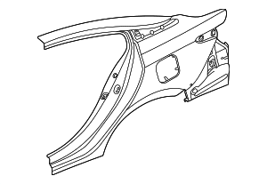 GH1005EFMA - : Quarter Panel for Nissan Image