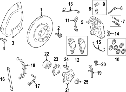 Front Brakes for 2022 Porsche 911 #1