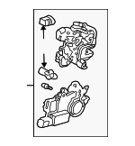 72652SDAA01 - Body: Lock Assembly for Honda: Accord Image