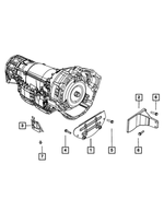 53021897AB - NAG1; W5A580; 5-Speed; Automatic Transmission: Engine Cover for Jeep: Commander, Grand Cherokee Image