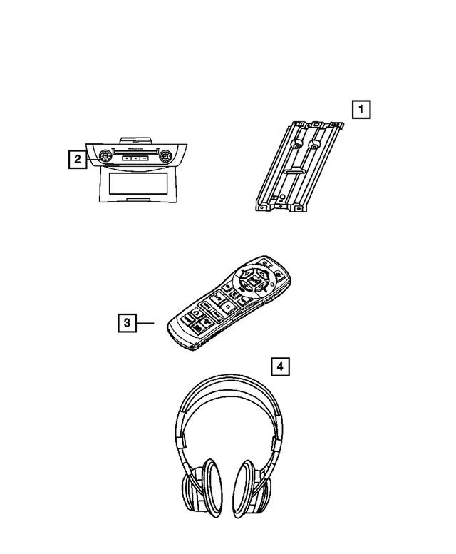 55277120AA - Instrument Panel and Radios and Consoles: Bracket for Mopar Image image