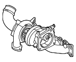 282312GTB1 - Air &amp; Fuel Delivery: Turbocharger for Hyundai Image