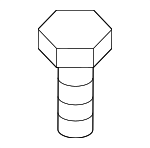 7146970706 - Body: Hinge Nut for BMW: 535i GT, 535i GT xDrive, 550i GT, 550i GT xDrive, 640i, 640i Gran Coupe, 640i xDrive, 640i xDrive Gran Coupe, 650i, 650i Gran Coupe, 650i xDrive, 650i xDrive Gran Coupe, 740i, 740Ld xDrive, 740Li, 740Li xDrive, 750i, 750i xDrive, 750Li, 750Li xDrive, 760Li, ActiveHybrid 7, M6, M6 Gran Coupe, X3, X4, X6 Image