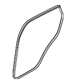 83110T6500 - : Weather-Strip On Body for Genesis: GV80 Coupe Image