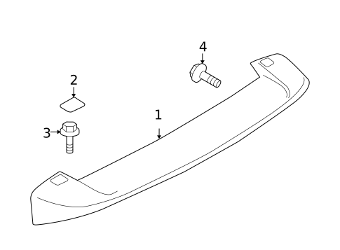 Spoiler for 2013 Subaru Forester #0