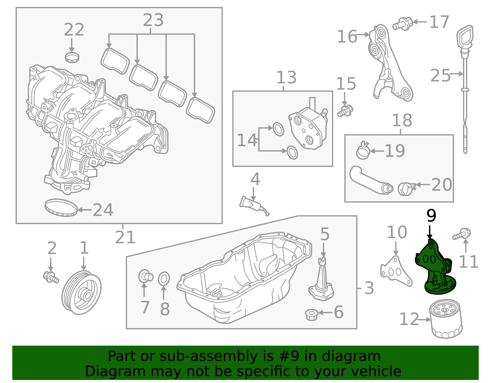 2014-2025 Mazda Oil Filter Housing PY01-14-311A | OEM Parts Online