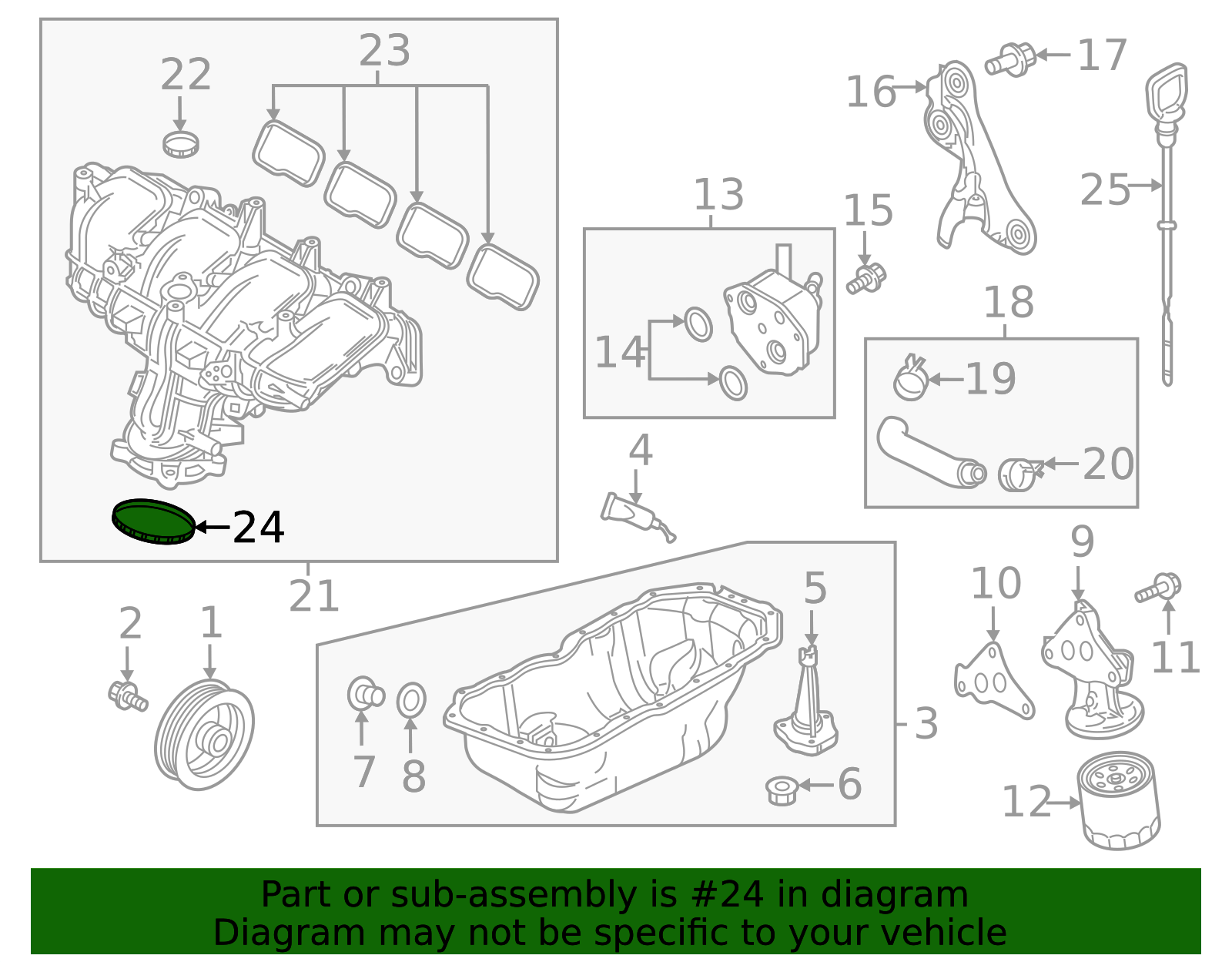 thumbnail image 2 of Genuine Mazda Throttle Body Mounting Gasket - OEM Part PE01-13-655 2 of 9