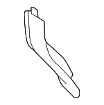 6178348010 - Body: Outer Wheelhouse Pad for Lexus: NX200t, NX300, NX300h Image