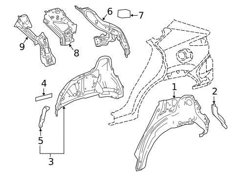 Inner Structure for 2020 Lexus NX300 #0