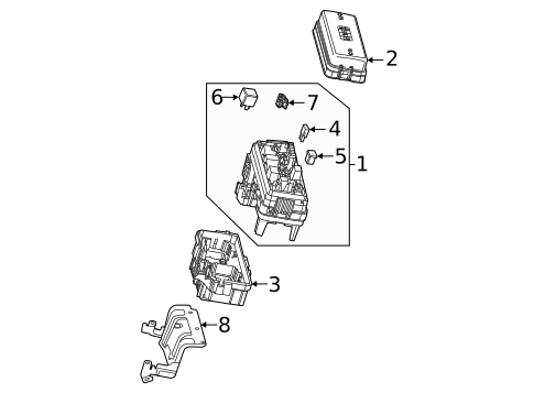 Flasher Units, Fuses, & Circuit Breakers for 2020 Cadillac CT4 #0