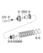 68253940AA - AS69RC; 6-Speed; Automatic Transmission: Seal Ring for Mopar Image