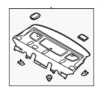 856103R090GVF - Body: Pkg Tray Trim for Kia: Cadenza Image