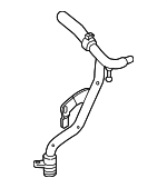 1772001301 - Air &amp; Fuel Delivery: Turbocharger Coolant Line for Mercedes-Benz Image