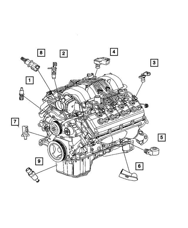 56028562AB - Electrical: Map Sensor for Mopar Image