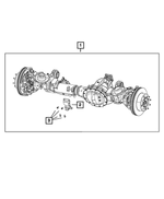 5146753AN - : Front Complete Axle Assembly for Ram: 3500 Image