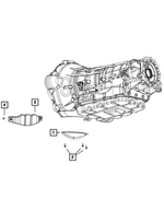 154596 - Transmission: Tapping Hex Flange Head Screw for Dodge: Ram 1500, Ram 2500, Ram 3500 | Ram: 2500, 3500 Image