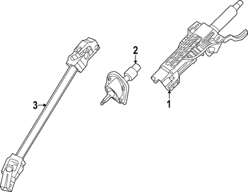 Steering Column Assembly for 2024 Genesis G80 #0