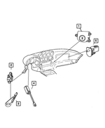 5029206AB - Electrical: Stop Lamp Switch Bracket for Mopar Image