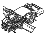 420800403A - Body: Body Assembly for Audi: R8 Image