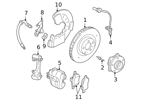 Anti-Lock Brakes for 2007 Volvo S60 #1