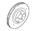 31423325 - Brakes: Rotor for Volvo: S60, XC90 Image