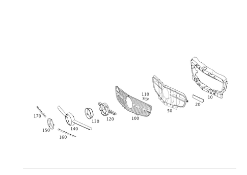 Radiator Grill for 2011 Mercedes-Benz SLS AMG #0