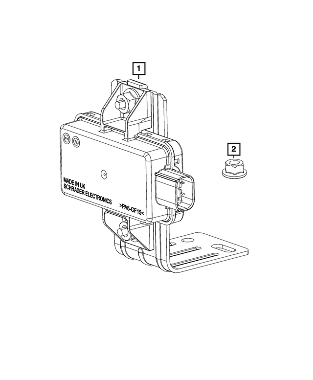 68582106AA - Electrical: Tire Pressure Monitoring Module for Mopar Image image