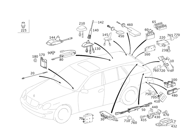 29846929 - : Screw for Mercedes-Benz Image