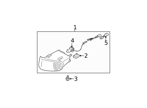 Bulbs - Chassis for 2000 Subaru Legacy #2