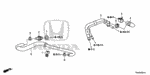 16725PNA003 - Engine: CLAMP A, FUEL HOSE for Honda Image