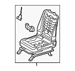 711200E160 - Body: Seat Frame for Toyota Image