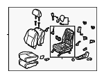 7120048E30B1 - Body: Seat Assembly for Toyota Image image