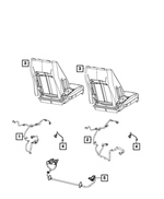 68475884AA - Electrical: Seat Wiring for Mopar Image