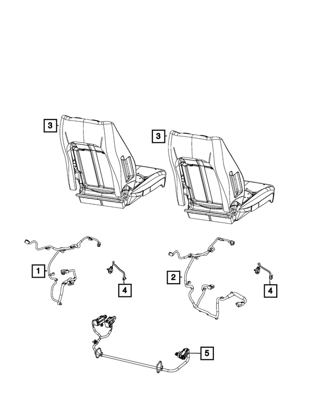 68475884AA - Electrical: Seat Wiring for Mopar Image image