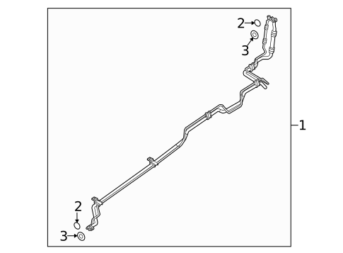 Rear AC Lines for 2020 Kia Sedona #0