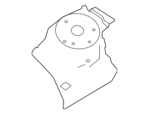 64141JA030 - Body: Apron Panel for Nissan: Altima, Maxima Image