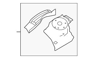 641013TA0A - Body: Apron Assembly for Nissan: Altima, Maxima Image