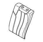 52207386048 - Body: Seat Back Pad for BMW: 530e, 530e xDrive, 530i, 530i xDrive, 540d xDrive, 540i, 540i xDrive, M5, M550i xDrive Image