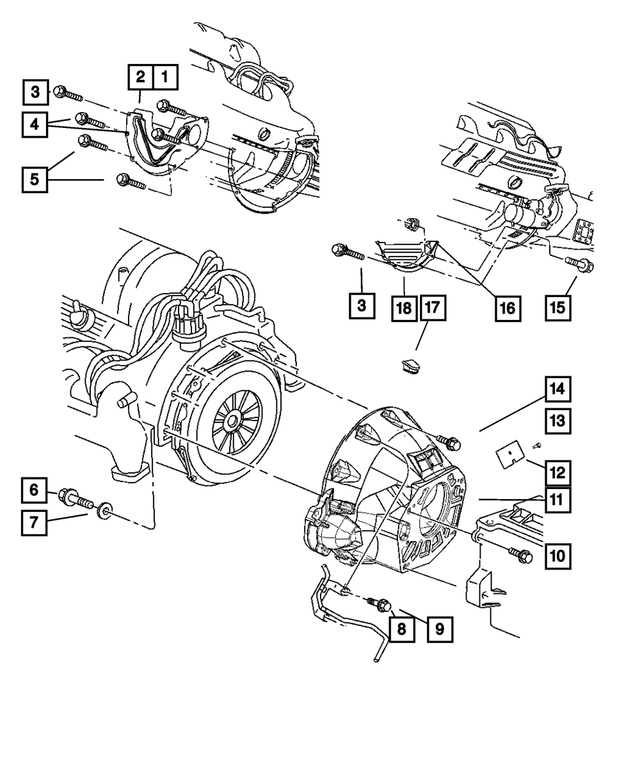 6028758 - Clutch: Coned Washer, Mounting for Mopar Image