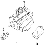 4897779AA - Electrical: ABS Control Unit for Chrysler: Cirrus, Sebring | Dodge: Neon, Stratus Image