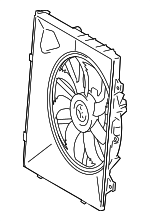 16360AK010 - Cooling System: Fan Module for Toyota: Tacoma Image