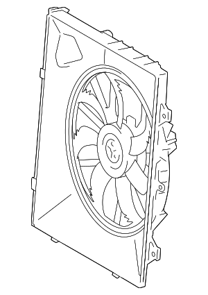 16360AK010 - Belts &amp; Cooling: Fan Assembly for Toyota: Tacoma Image