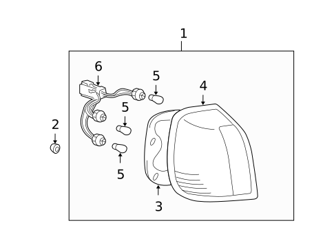Combination Lamps for 2005 Hyundai XG350 #0