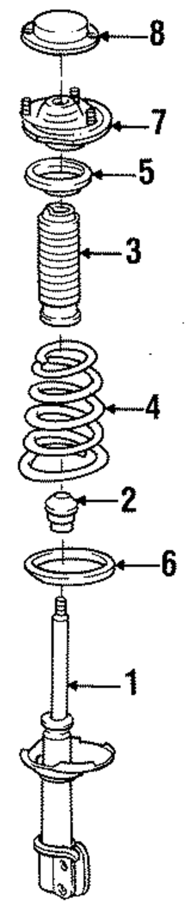 20383AC010 - Suspension: Spring for Subaru: Legacy Image