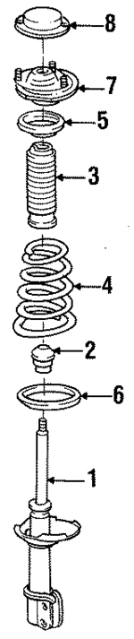 20363AC610 - : Strut for Subaru: Legacy Image