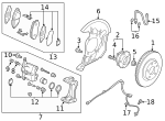 995621000 - Brakes: Brake Hose Gasket for Mazda Image